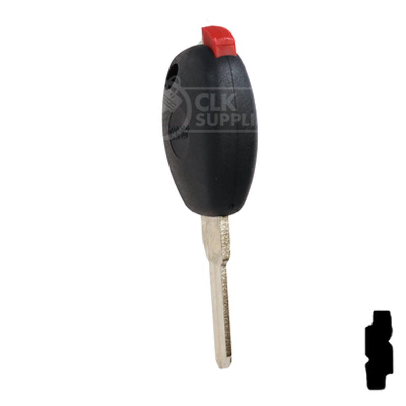Transponder Key Shell | Dacia | TP00DAC-4D-P Automotive Key JMA USA