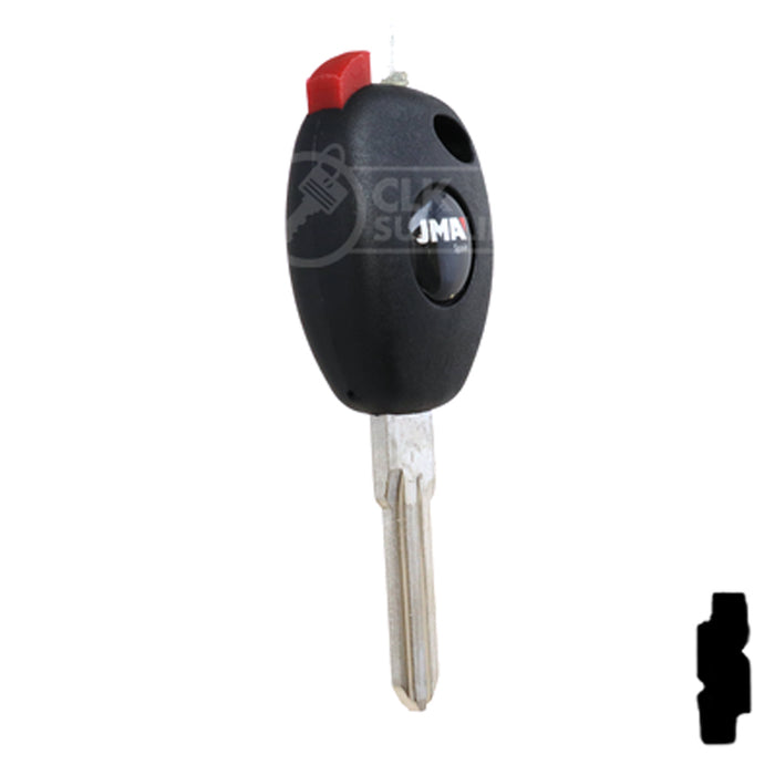 Transponder Key Shell | Dacia | TP00DAC-4D-P Automotive Key JMA USA