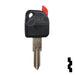Transponder Key Shell | Daewoo | TP00DAE-6-P Automotive Key JMA USA