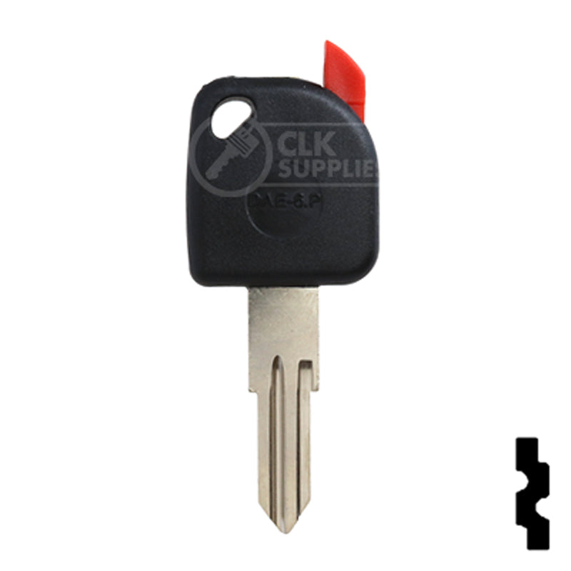 Transponder Key Shell | Daewoo | TP00DAE-6-P Automotive Key JMA USA