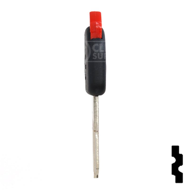 Transponder Key Shell | Daewoo | TP00DAE-6-P Automotive Key JMA USA