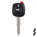 Transponder Key Shell | Diahatsu | TP00DAI-1-P1 Automotive Key JMA USA