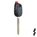 Transponder Key Shell | Diahatsu | TP00DAI-1-P1 Automotive Key JMA USA