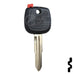 Transponder Key Shell | Diahatsu | TP00DAI-1-P1 Automotive Key JMA USA