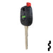 Transponder Key Shell | Diahatsu | TP00DAI-3-P1 Automotive Key JMA USA
