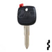 Transponder Key Shell | Diahatsu | TP00DAI-3-P1 Automotive Key JMA USA