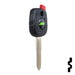Transponder Key Shell | Diahatsu | TP00DAI-3-P1 Automotive Key JMA USA