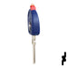 Transponder Key Shell | Fiat | GT10BT5-SHELL Automotive Key JMA USA