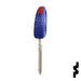 Transponder Key Shell | Fiat | GT15RBT5-SHELL Automotive Key JMA USA