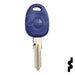 Transponder Key Shell | Fiat | GT15RCT5-SHELL Automotive Key JMA USA