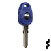Transponder Key Shell | Fiat | GT15RCT5-SHELL Automotive Key JMA USA