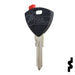 Transponder Key Shell | Fiat | GT18RT5-SHELL Automotive Key JMA USA