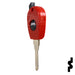 Transponder Key Shell | Fiat | T19F14A-SHELL Automotive Key JMA USA