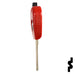 Transponder Key Shell | Fiat | T19F14A-SHELL Automotive Key JMA USA