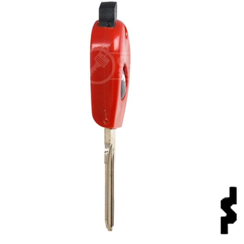 Transponder Key Shell | Fiat | T19F14A-SHELL Automotive Key JMA USA