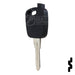 Transponder Key Shell | Ford | TP00FO-TX-P Automotive Key JMA USA