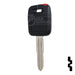 Transponder Key Shell | GM | TP00GM-4-P1 Automotive Key JMA USA