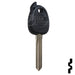Transponder Key Shell | Hyundai | HYN4R-SHELL Automotive Key JMA USA