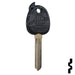 Transponder Key Shell | Hyundai | HYN4R-SHELL Automotive Key JMA USA