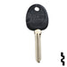 Transponder Key Shell | Hyundai | TP00HY-11-P1 Automotive Key JMA USA