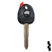 Transponder Key Shell | Hyundai | TP00HY-9-P1 Automotive Key JMA USA