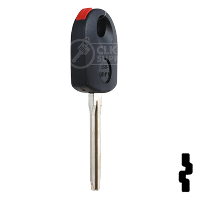 Transponder Key Shell | Isuzu | TP00ISU-3D-P1 Automotive Key JMA USA