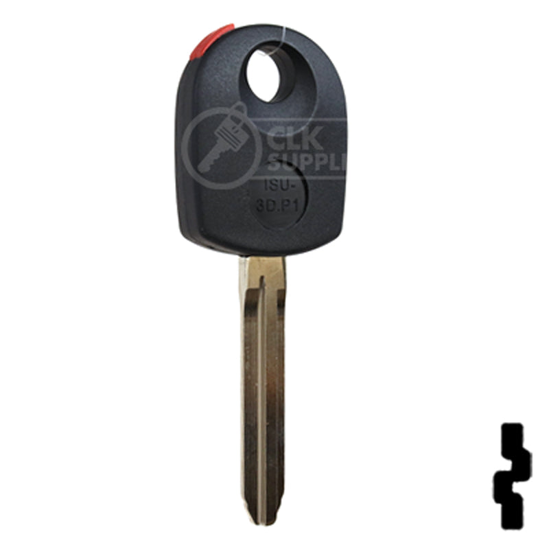 Transponder Key Shell | Isuzu | TP00ISU-3D-P1 Automotive Key JMA USA