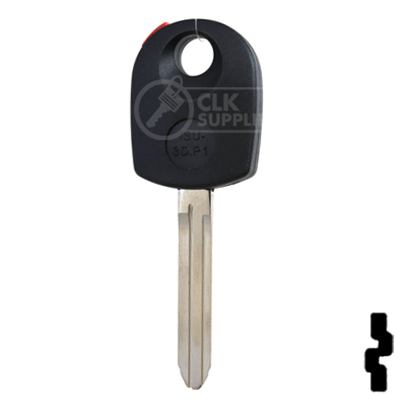 Transponder Key Shell | Isuzu | TP00ISU-3D-P1 Automotive Key JMA USA