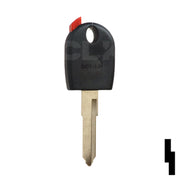 Transponder Key Shell | Kawasaki, Ducati | KW17T5-SHELL Automotive Key JMA USA