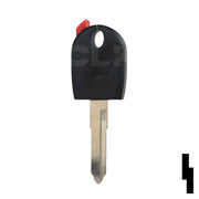 Transponder Key Shell | Kawasaki, Ducati | KW17T5-SHELL Automotive Key JMA USA