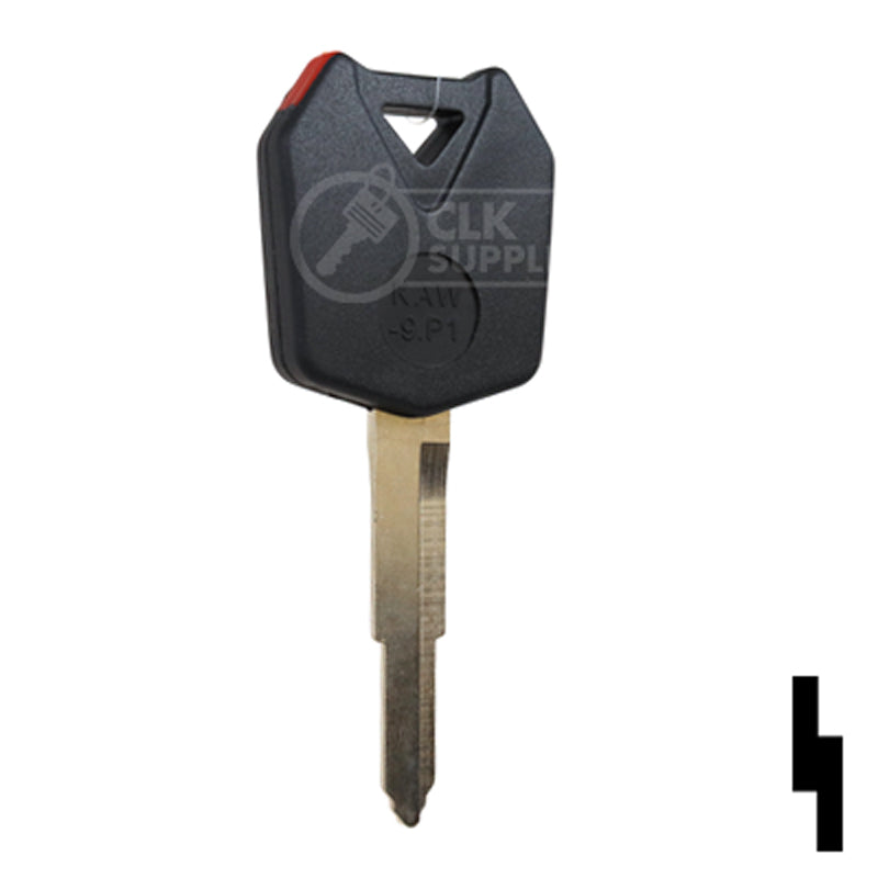 Transponder Key Shell | Kawasaki | TP00KAW-9-P1 Automotive Key JMA USA