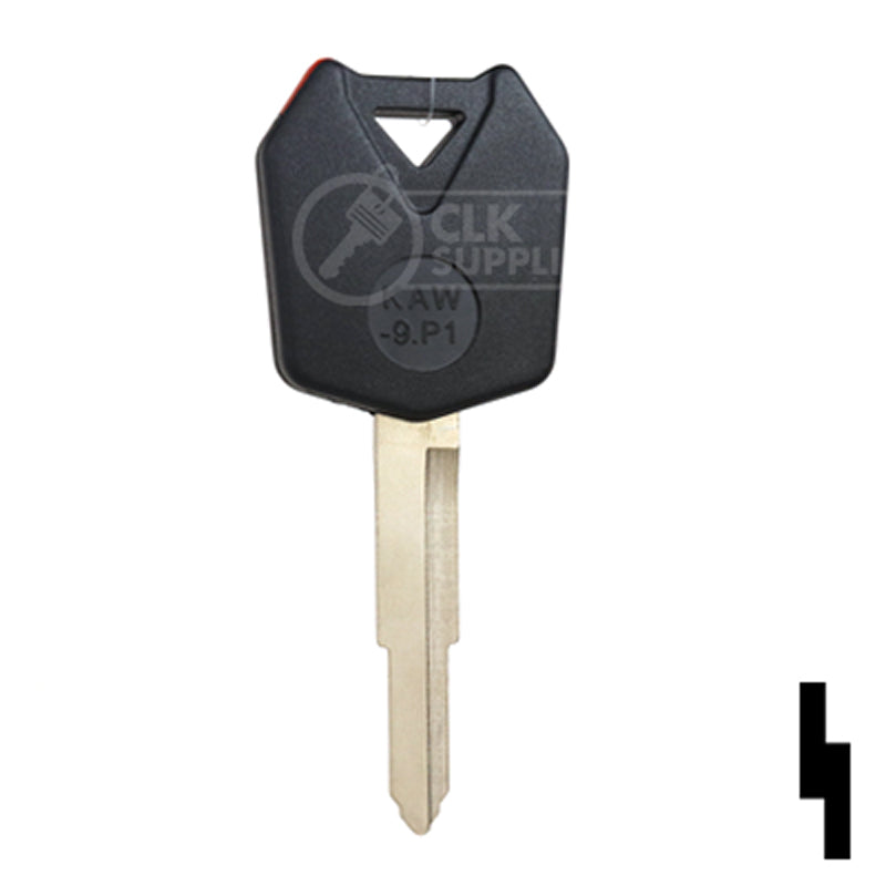 Transponder Key Shell | Kawasaki | TP00KAW-9-P1 Automotive Key JMA USA