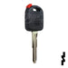 Transponder Key Shell | Renault | TP00VA-34-P4 Automotive Key JMA USA