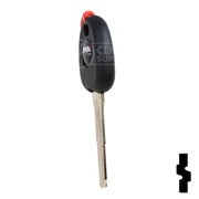Transponder Key Shell | SsangYong | TP00SSA-1-P1 Automotive Key JMA USA