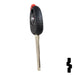 Transponder Key Shell | SsangYong | TP00SSA-1-P1 Automotive Key JMA USA