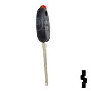 Transponder Key Shell | SsangYong | TP00SSA-1-P1 Automotive Key JMA USA