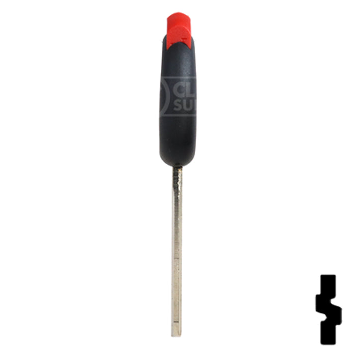 Transponder Key Shell | SsangYong | TP00SSA-1-P1 Automotive Key JMA USA