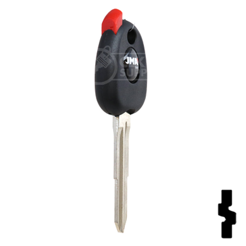 Transponder Key Shell | SsangYong | TP00SSA-1-P1 Automotive Key JMA USA