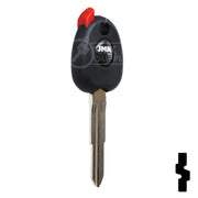 Transponder Key Shell | SsangYong | TP00SSA-1-P1 Automotive Key JMA USA