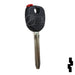 Transponder Key Shell | Suzuki | TP00ISU-3D-P2 Automotive Key JMA USA