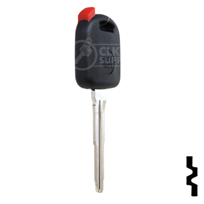 Transponder Key Shell | Suzuki | TP00SUZU-10-P1 Automotive Key JMA USA