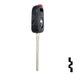 Transponder Key Shell | Suzuki | TP00SUZU-10-P1 Automotive Key JMA USA