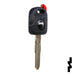 Transponder Key Shell | Suzuki | TP00SUZU-8-P1 Automotive Key JMA USA