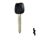 Transponder Key Shell | Toyota | TP00TOYO-10-P1 Automotive Key JMA USA