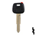 Transponder Key Shell | Toyota | TP00TOYO-10-P1 Automotive Key JMA USA