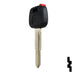 Transponder Key Shell | Toyota | TP00TOYO-10-P1 Automotive Key JMA USA