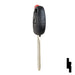 Transponder Key Shell | Toyota | TP00TOYO-19-P Automotive Key JMA USA
