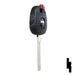 Transponder Key Shell | Toyota | TP00TOYO-19-P Automotive Key JMA USA