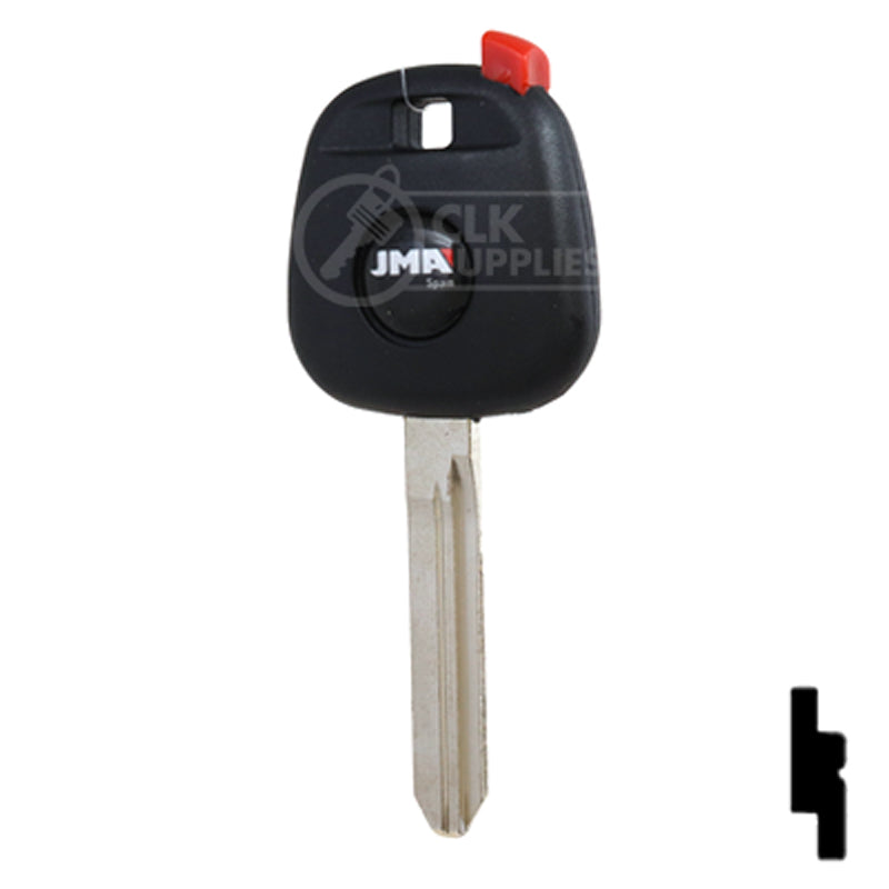Transponder Key Shell | Toyota | TP00TOYO-19-P Automotive Key JMA USA