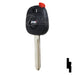 Transponder Key Shell | Toyota | TP00TOYO-19-P Automotive Key JMA USA